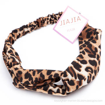 JIAJIA Women Colorful Twisted Knotted Head Wrap Elastic Turban Headband for Wig and Hair Style